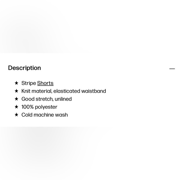 NWT! Princess Polly Herreria Stripe Shorts L/XL - Picture 13 of 13